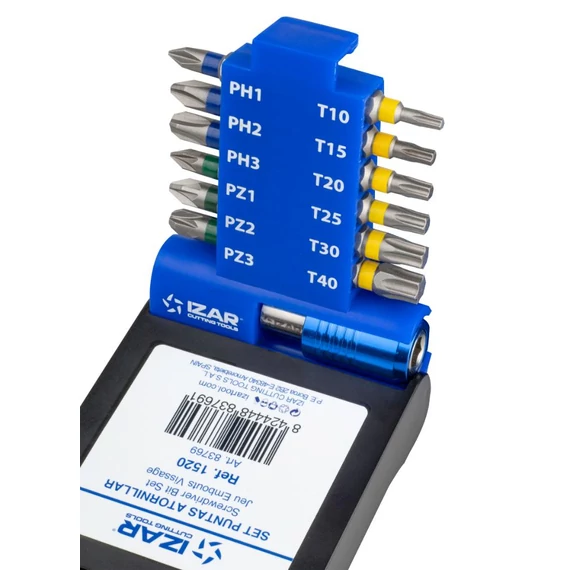 BIT KÉSZLET DIN3126 STANDARD 13 DB-OS - 1520 - PH1-2-3 PZ1-2-3 T10-15-20-25-30-40